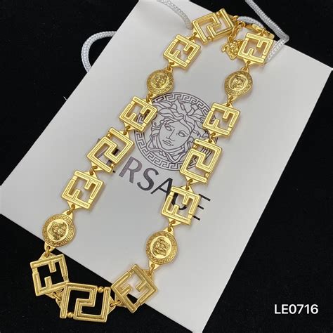 buy women versace necklace replica|versace women's silver necklaces.